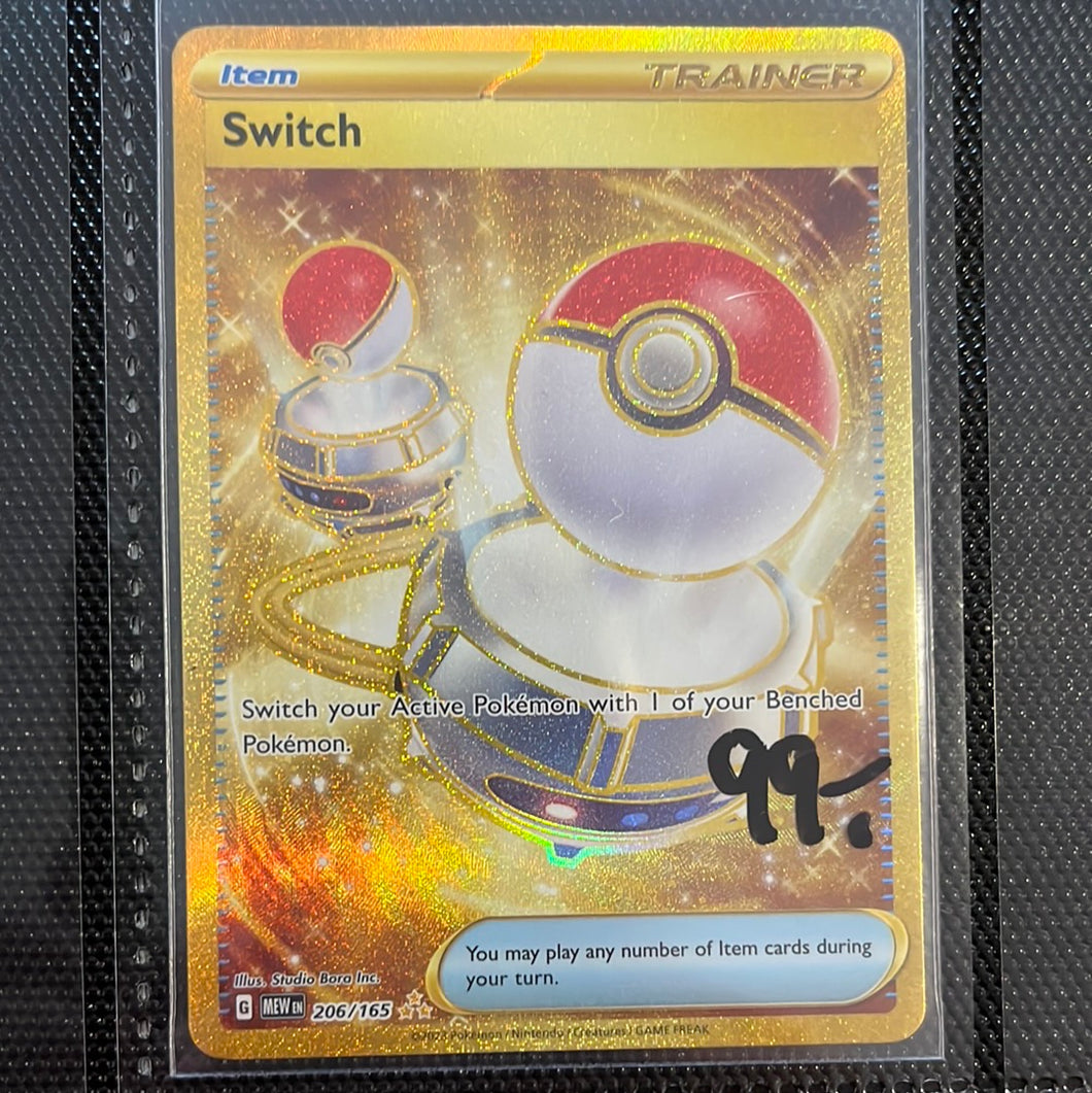 Switch - Hyper rare / Gold - 206/165 - Pokemon ‘151’