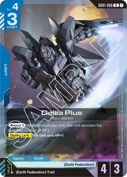 GD01-006 - Delta Plus - Newtype Rising - Gundam Card Game