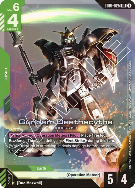 GD01-025 (LR) - Gundam Deathscythe - Newtype Rising - Gundam Card Game