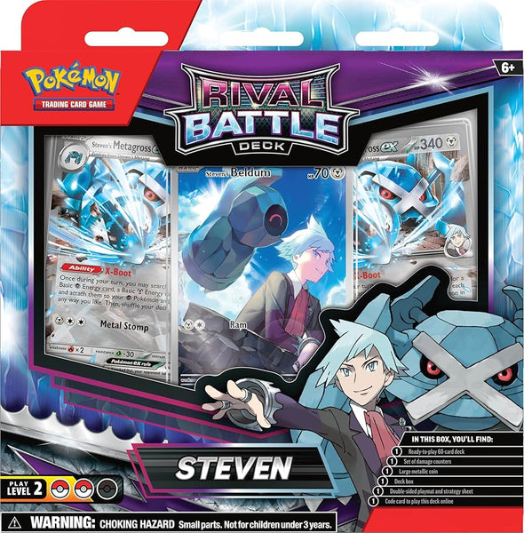 Pokemon Rival Battle Deck: Steven (Steven's Beldum & Steven's Metagross ex) NYHED