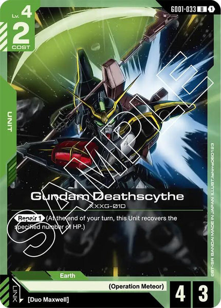 GD01-033 - Gundam Deathscythe - Newtype Rising - Gundam Card Game