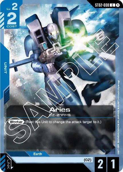 ST02-008 - Aries - Wings of Advance - Gundam Card Game