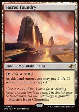 Sacred Foundry - Magic: The Gathering - Edge of Eternities