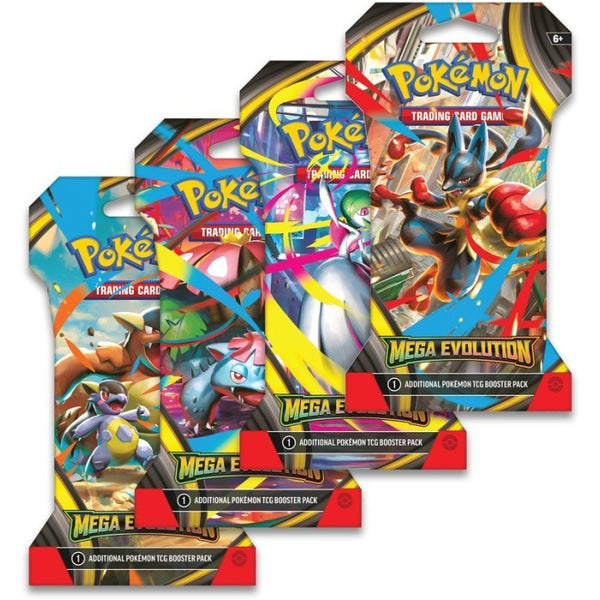 Pokémon TCG: Mega Evolution: Base Set Sleeved Booster FORDUDBESTILLING ikke åben endnu