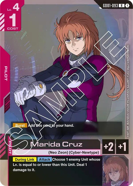 GD01-093 - Marida Cruz - Newtype Rising - Gundam Card Game