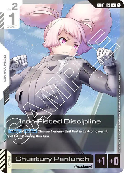 GD01-119 - Iron-Fisted Discipline - Newtype Rising - Gundam Card Game