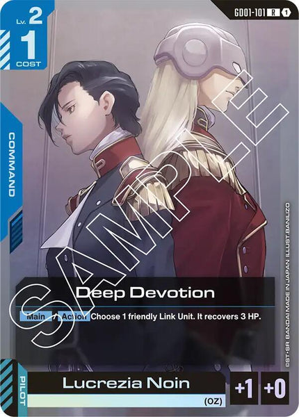 GD01-101 - Deep Devotion - Newtype Rising - Gundam Card Game