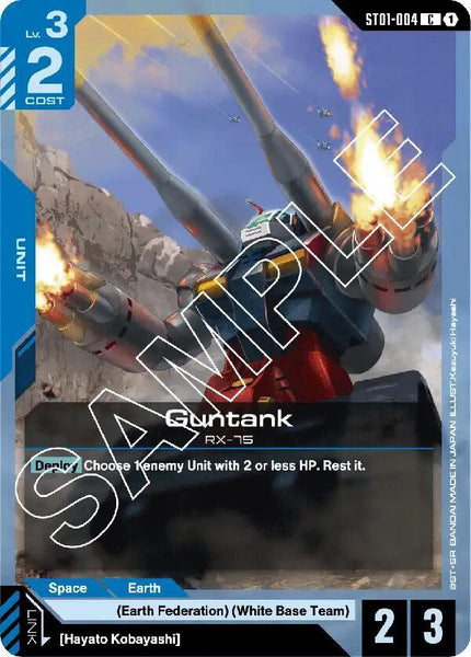 ST01-004 - Guntank - Heroic Beginnings - Gundam Card Game