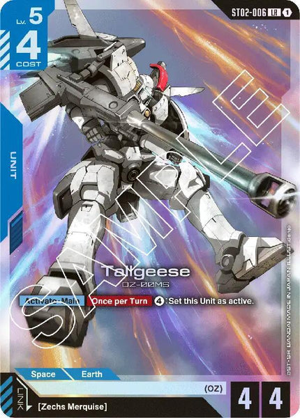 ST02-006 (LR) - Tallgeese - Wings of Advance - Gundam Card Game
