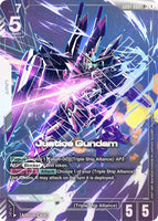 GD01-066 (LR+ / Alt Art) - Justice Gundam - Newtype Rising - Gundam Card Game
