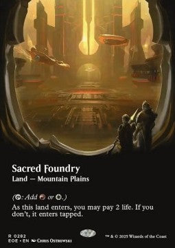 Sacred Foundry (full art) - Magic: The Gathering - Edge of Eternities