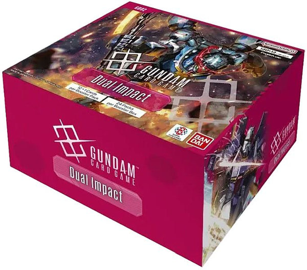 Dual Impact - Booster Box (Display, 24 Packs) - GD02 - Gundam Card Game (FORUDBESTILLING - ikke åben endnu)