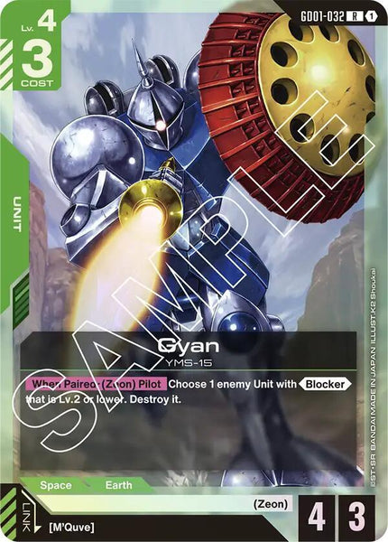 GD01-032 - Gyan - Newtype Rising - Gundam Card Game