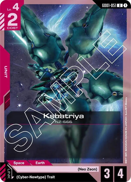 GD01-051 - Kshatriya - Newtype Rising - Gundam Card Game