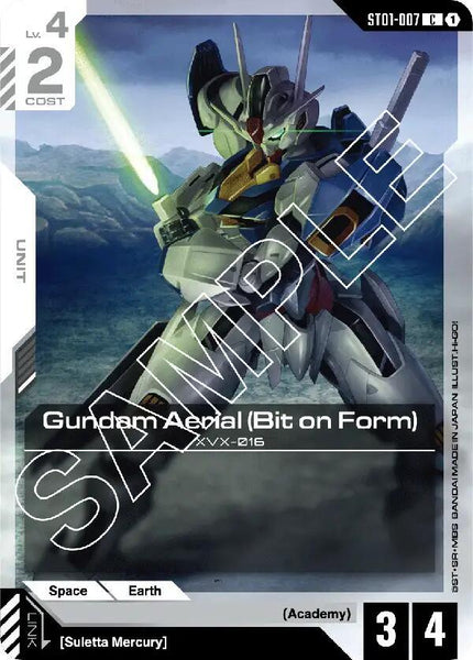ST01-007 - Gundam Aerial (Bit on Form) - Heroic Beginnings - Gundam Card Game