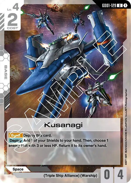 GD01-129 - Kusanagi - Newtype Rising - Gundam Card Game