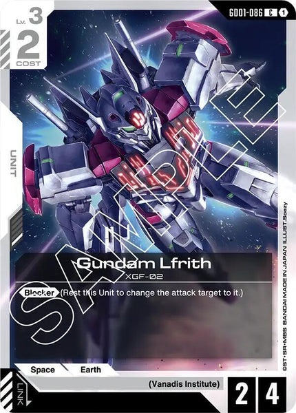 GD01-086 - Gundam Lfrith - Newtype Rising - Gundam Card Game