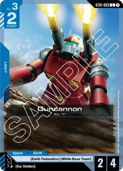 ST01-003 - Guncannon - Heroic Beginnings - Gundam Card Game