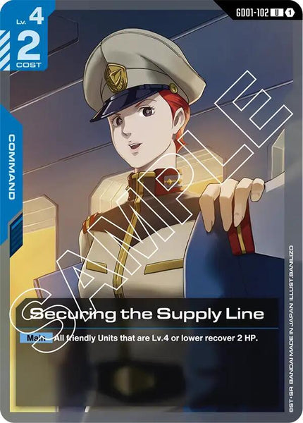 GD01-102 - Securing the Supply Line - Newtype Rising - Gundam Card Game