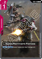 GD01-115 - Zeon Remnant Forces - Newtype Rising - Gundam Card Game