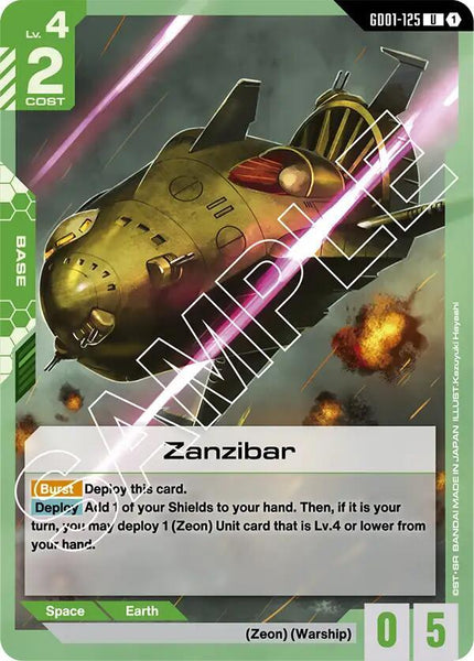 GD01-125 - Zanzibar - Newtype Rising - Gundam Card Game