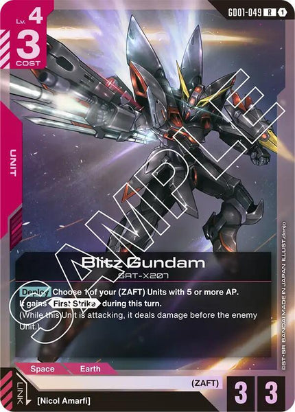 GD01-049 - Blitz Gundam - Newtype Rising - Gundam Card Game