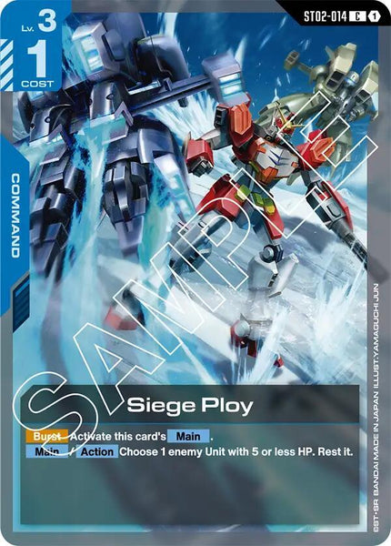 ST02-014 - Siege Ploy - Wings of Advance - Gundam Card Game