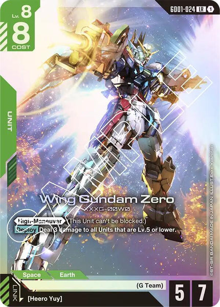 GD01-024 (LR) - Wing Gundam Zero - Newtype Rising - Gundam Card Game