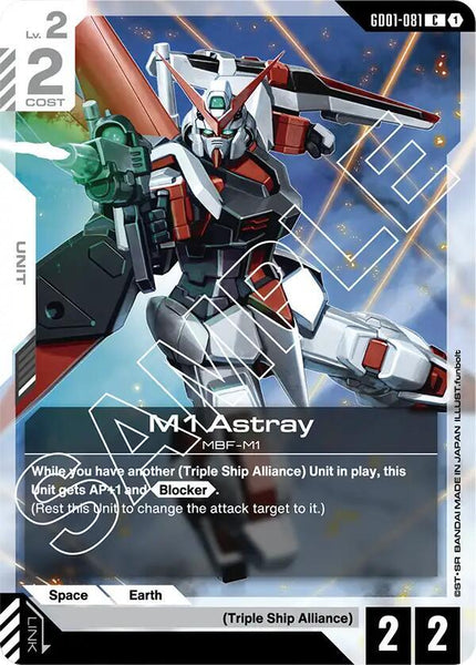 GD01-081 - M1 Astray - Newtype Rising - Gundam Card Game