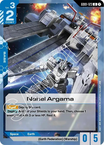 GD01-123 - Nahel Argama - Newtype Rising - Gundam Card Game