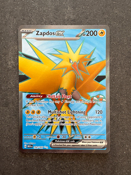 Zapdos ex - 192/165