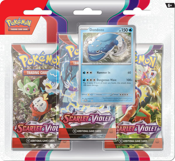 3-pack Blister Packs - Pokémon TCG
