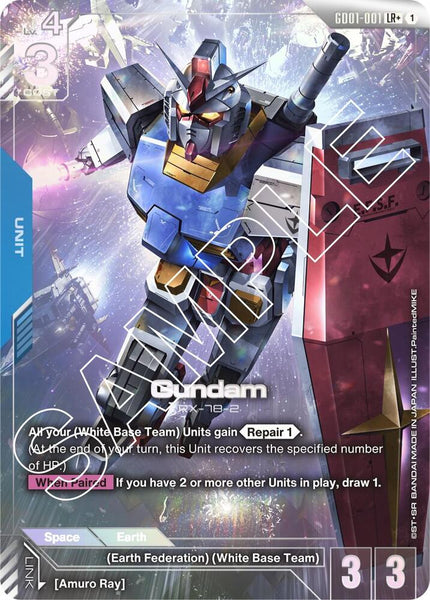 GD01-001 (LR+ / Alt Art) - Gundam - Newtype Rising - Gundam Card Game