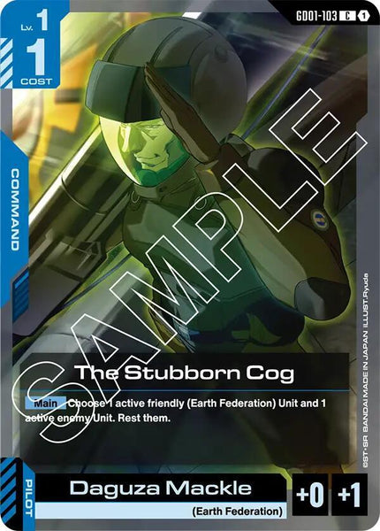 GD01-103 - The Stubborn Cog - Newtype Rising - Gundam Card Game