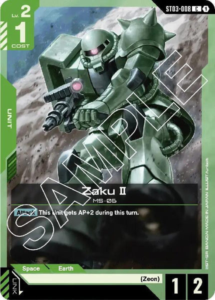 ST03-008 - Zaku II - Zeon’s Rush - Gundam Card Game