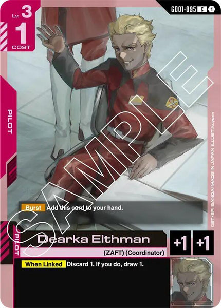 GD01-095- Dearka Elthman - Newtype Rising - Gundam Card Game