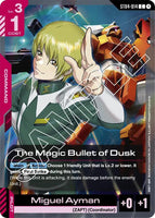 ST04-014 - The Magic Bullet of Dusk / Miguel Ayman - Seed Strike - Gundam Card Game