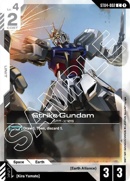 ST04-002 - Strike Gundam - Seed Strike - Gundam Card Game