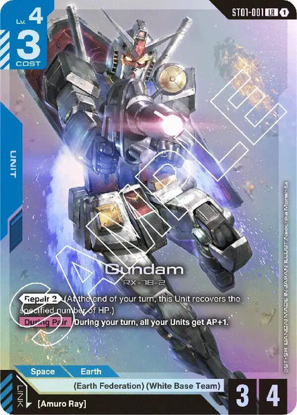 ST01-001 (LR) - Gundam - Heroic Beginnings - Gundam Card Game