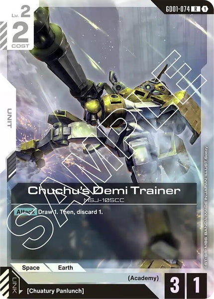 GD01-074 - Chuchu’s Demi Trainer - Newtype Rising - Gundam Card Game
