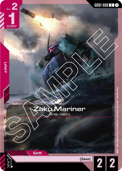 GD01-060 - Zaku Mariner - Newtype Rising - Gundam Card Game