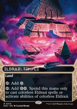 Eldrazi Temple (V.1) (foil) - Magic: The Gathering - Stellar Sights