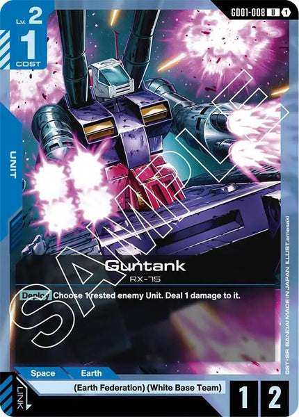 GD01-008 - Guntank - Newtype Rising - Gundam Card Game