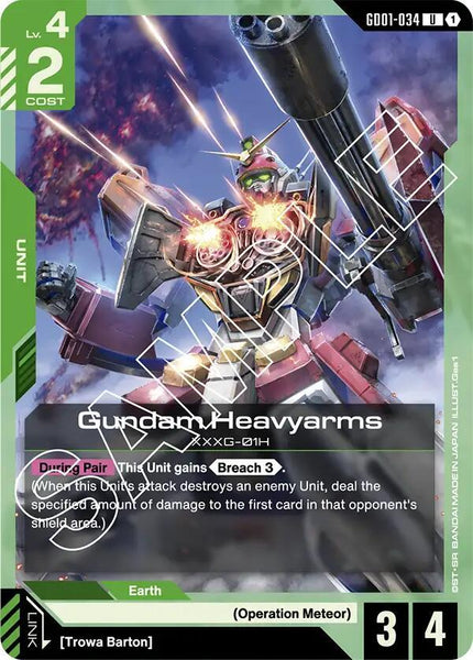 GD01-034 - Gundam Heavyarms - Newtype Rising - Gundam Card Game