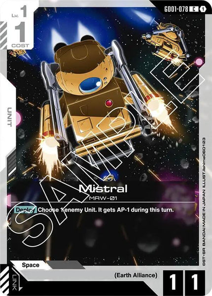 GD01-078 - Mistral - Newtype Rising - Gundam Card Game