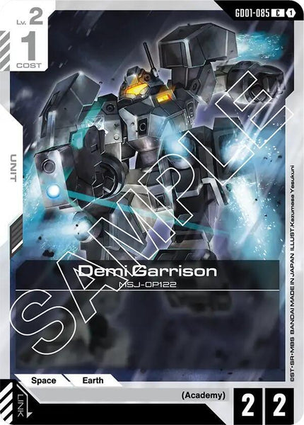 GD01-085 - Demi Garrison - Newtype Rising - Gundam Card Game