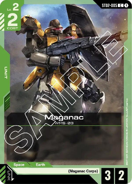 ST02-005 - Maganac - Wings of Advance - Gundam Card Game