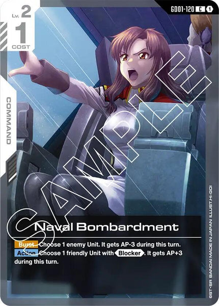 GD01-120 - Naval Bombardment - Newtype Rising - Gundam Card Game
