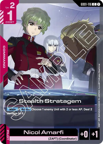 GD01-116 - Stealth Stratagem - Newtype Rising - Gundam Card Game