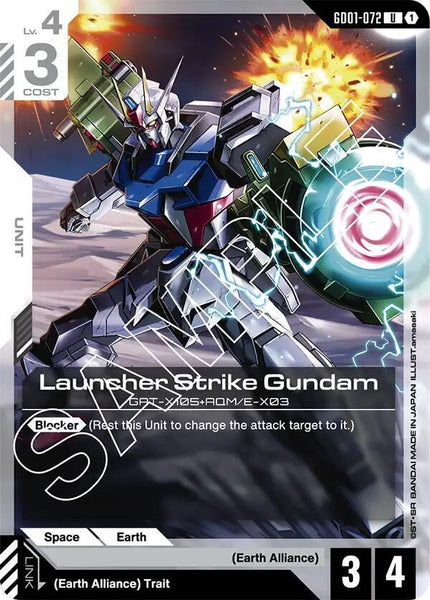 GD01-072 - Launcher Strike Gundam - Newtype Rising - Gundam Card Game